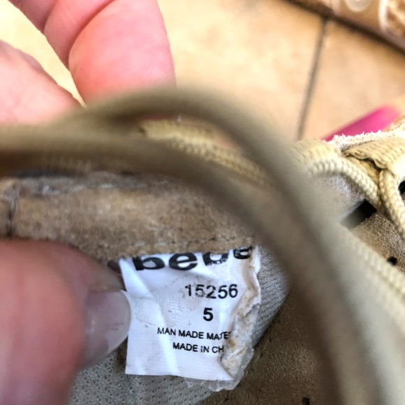 Bebe Girlfriend III Sneakers Sz 5 - Picture 5 of 8
